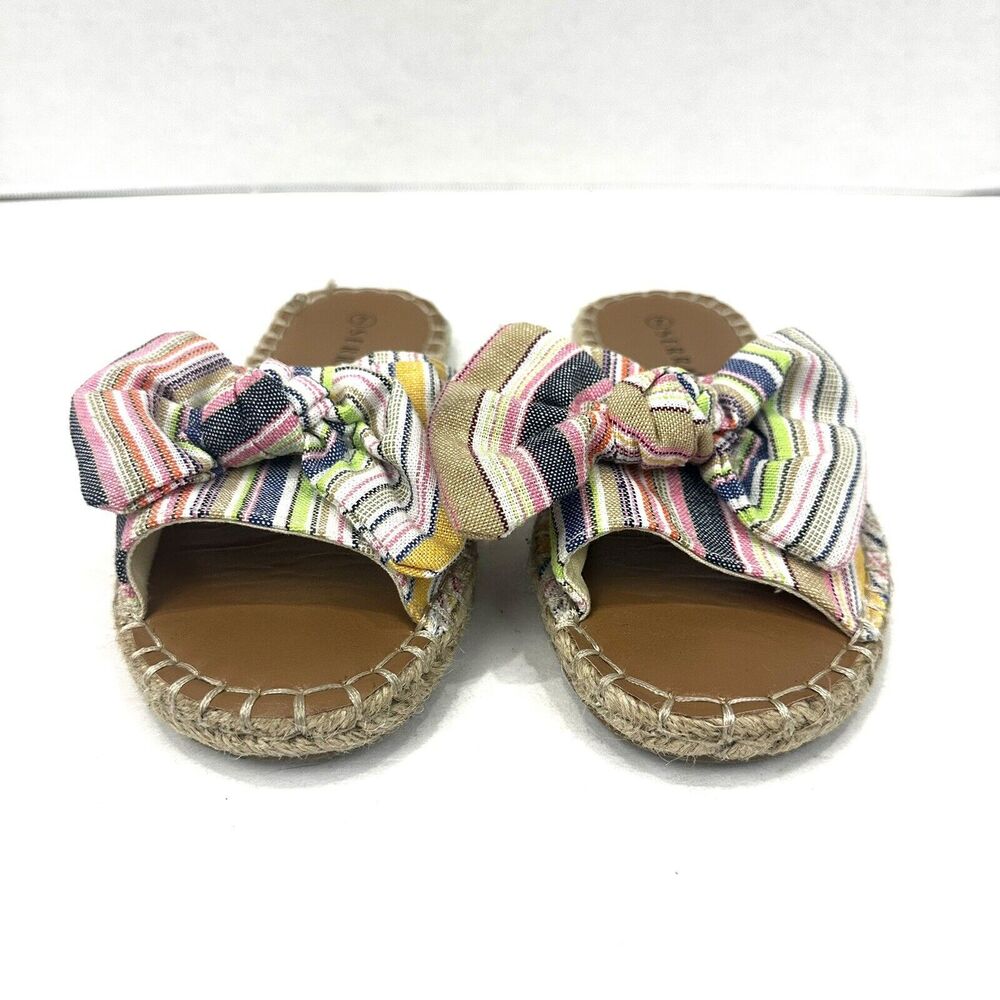 Serra Sandals Size 7 Multicolor Womens Woven Soles Pink, Blue, Green, Yellow EUC - Picture 2 of 9